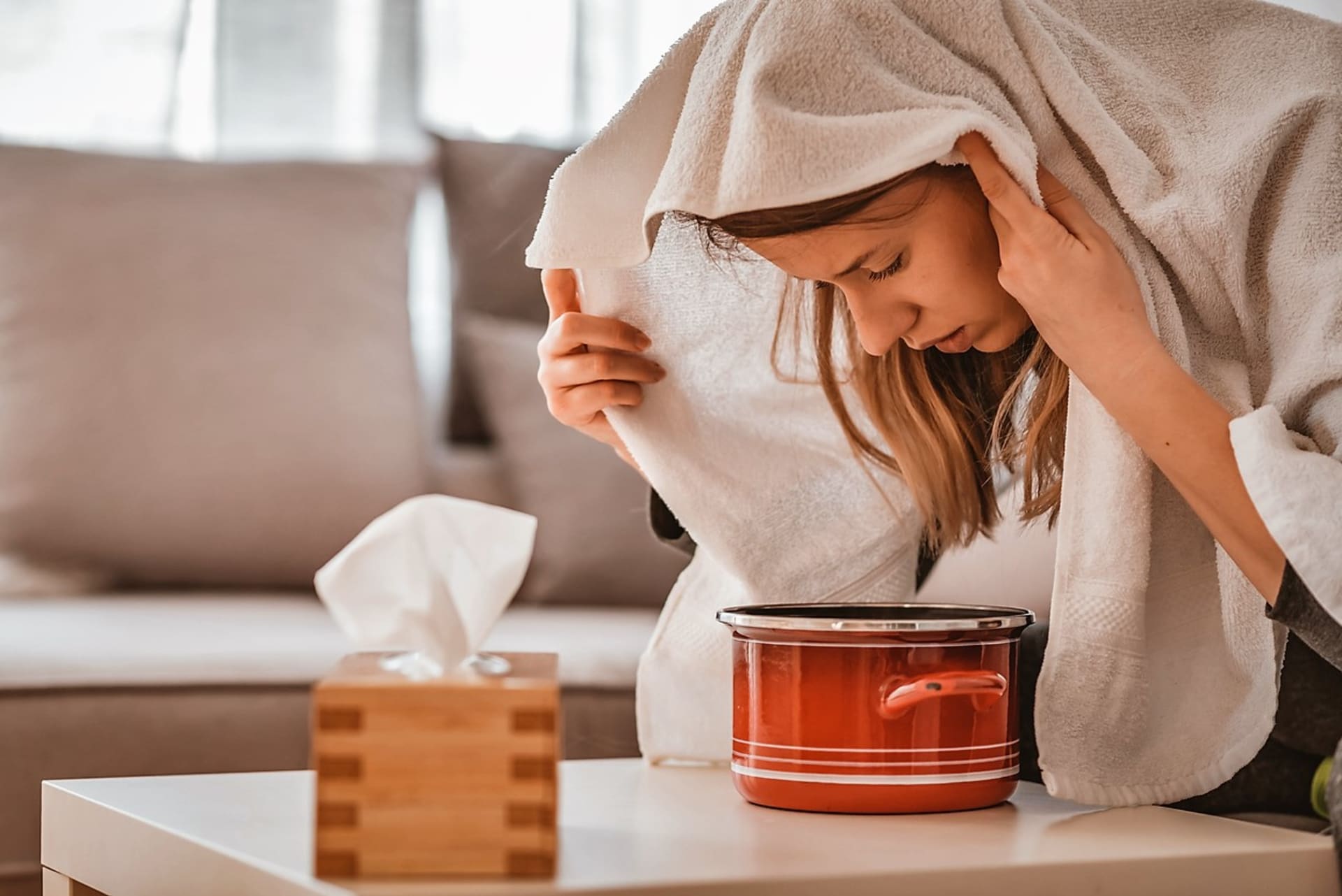 Domowe inhalacje pomagają w leczeniu przeziębienia